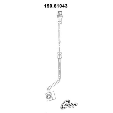 Centric Parts Brake Hose, 150.61043 150.61043
